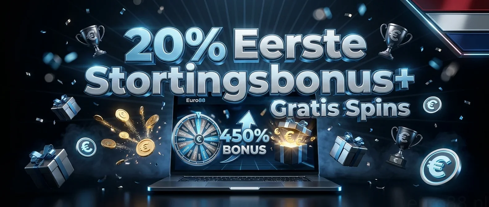 20% Eerste Stortingsbonus+ Gratis Spins